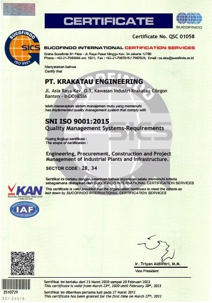 ISO 9001-2015 (2020-2023)